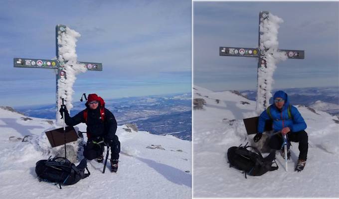 Zimski uspon Matasića i Tržića na Sveto Brdo (1751m) na Velebitu