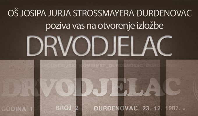 Poziv na otvaranje izložbe "Drvodjelac"