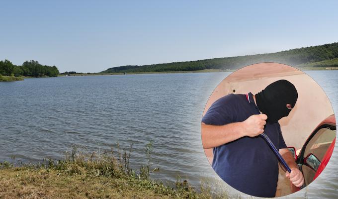 Provalio u automobil na kupalištu