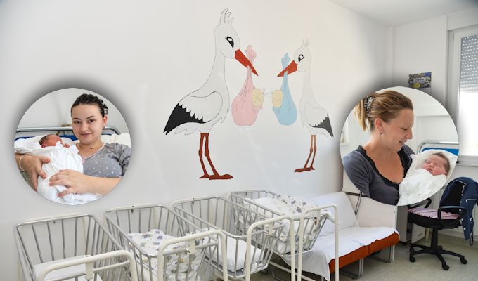 Lijepe vijesti iz našičkog rodilišta – Dobro nam došle Magdalena i Petra