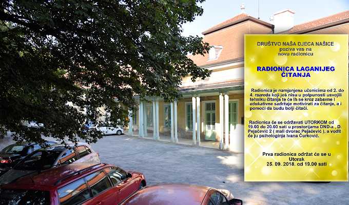 Poziv na radionicu laganijeg čitanja