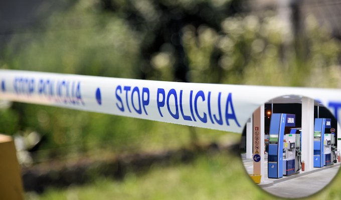 Provalio u benzinsku postaju