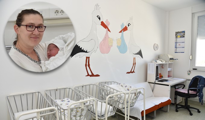 Stigla je prva novogodišnja beba u Našicama