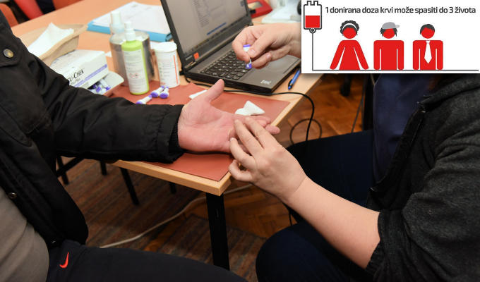 Poziva na akciju dobrovoljnog darivanja krvi