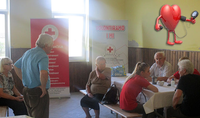 Obavijest o mjerenju tlaka i razine šećera u krvi