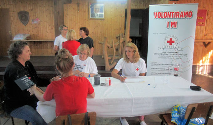Obavijest o mjerenju tlaka i razine šećera u krvi u Makloševcu i Gradcu Našičkom