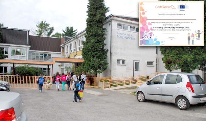 Europski tjedan programiranja u Osnovnoj školi Dore Pejačević