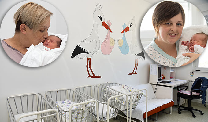 Lijepe vijesti iz našičkog rodilišta – Dobro nam došli Lena i Niko!
